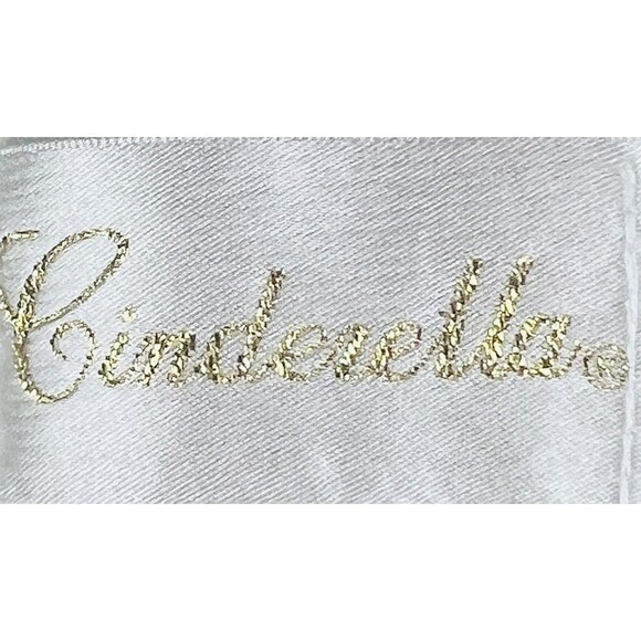 Cinderella Baby Dress 18M White Floral Embroidered Organza Special Occasion Gown - Picture 12 of 14